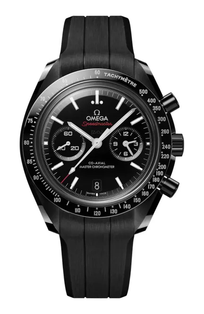 Omega Speedmaster (2026 New) Dark Side Of The Moon Speedmaster Black Ceramic 44mm Rubber