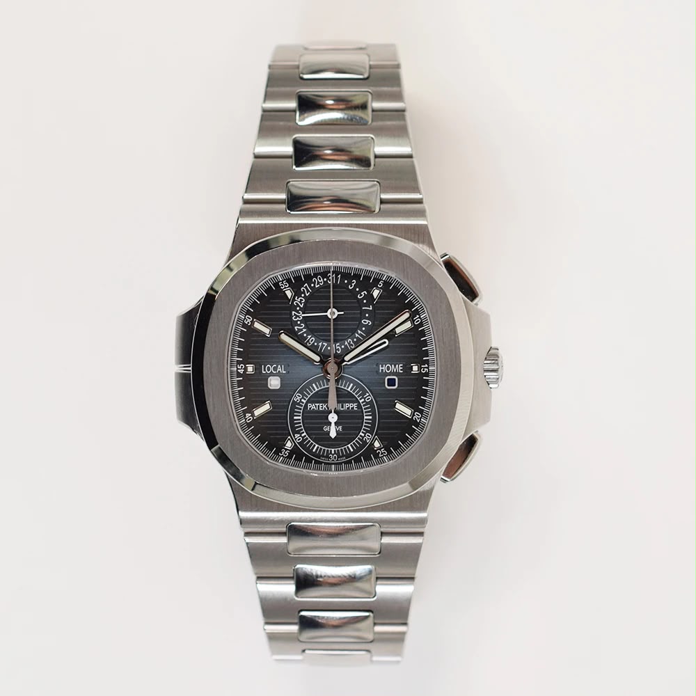 Patek Philippe  Nautilus 5990/1A-011 'Travel Time' Flyback Chronograph 40mm watch
