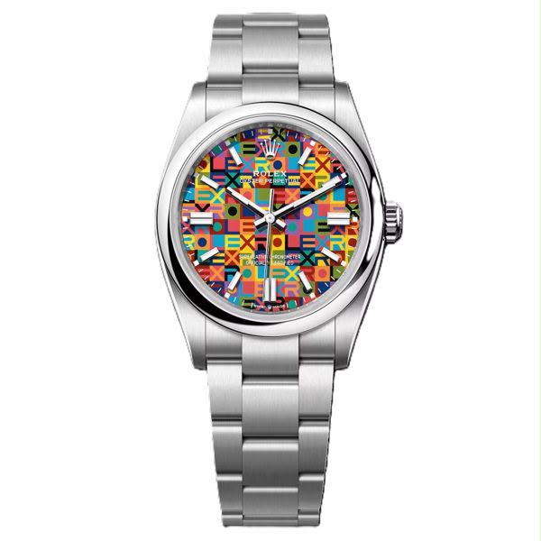 Rolex Oyster Perpetual 36 "Jubilee Dial" New 2026 Full set Multicolour Dial
