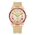 Rolex Day-Date 40 228398TRU Ruby Bezel Yellow Gold