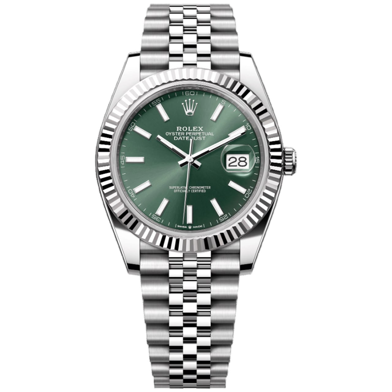 Rolex DateJust 41 126334-0028 Green Dial 41mm