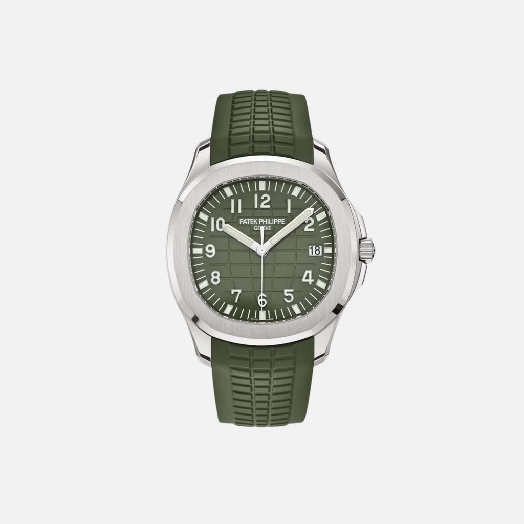 Patek Philippe Aquanaut White Gold Khaki REF 5168G-010