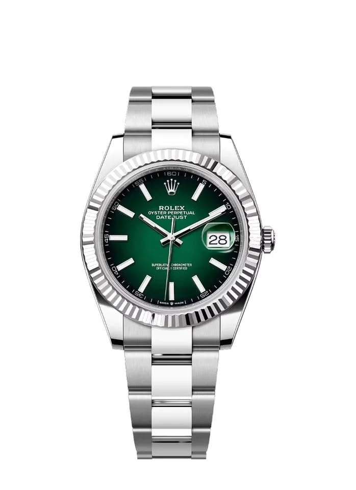 Rolex Datejust 41 126334-0033 Ombre Green