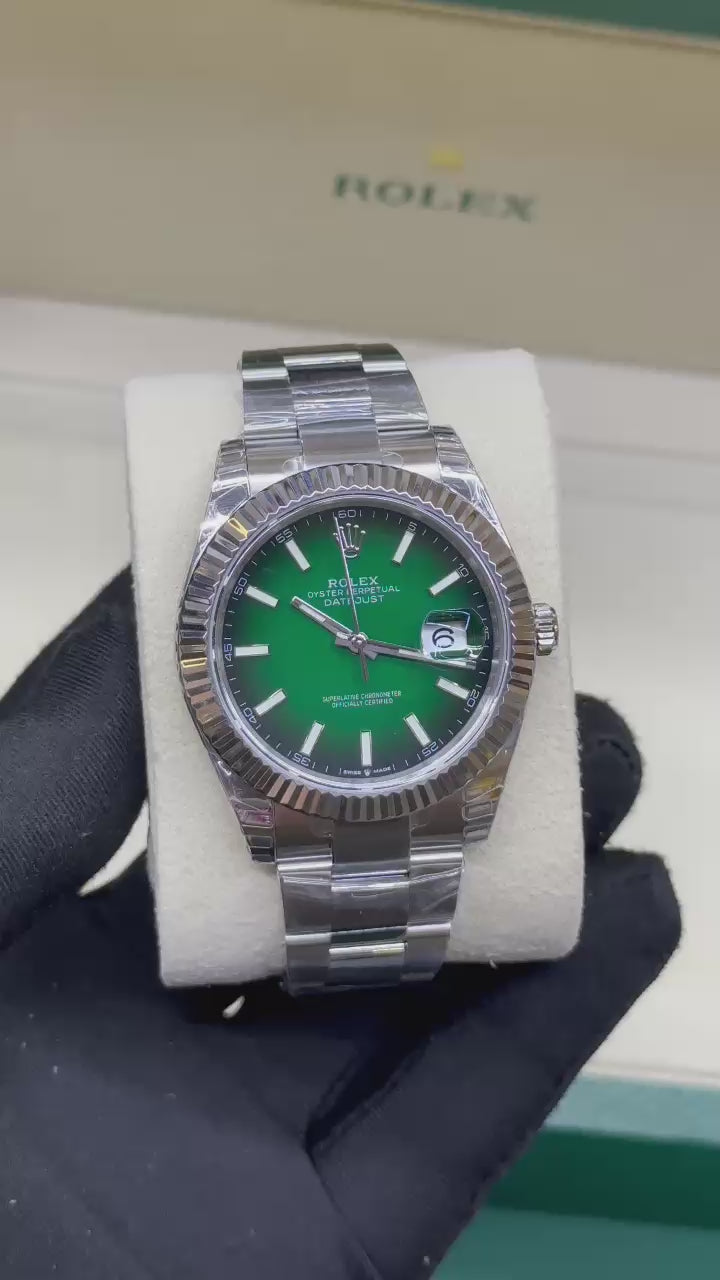 Rolex Datejust 41 126334-0033 Ombre Green