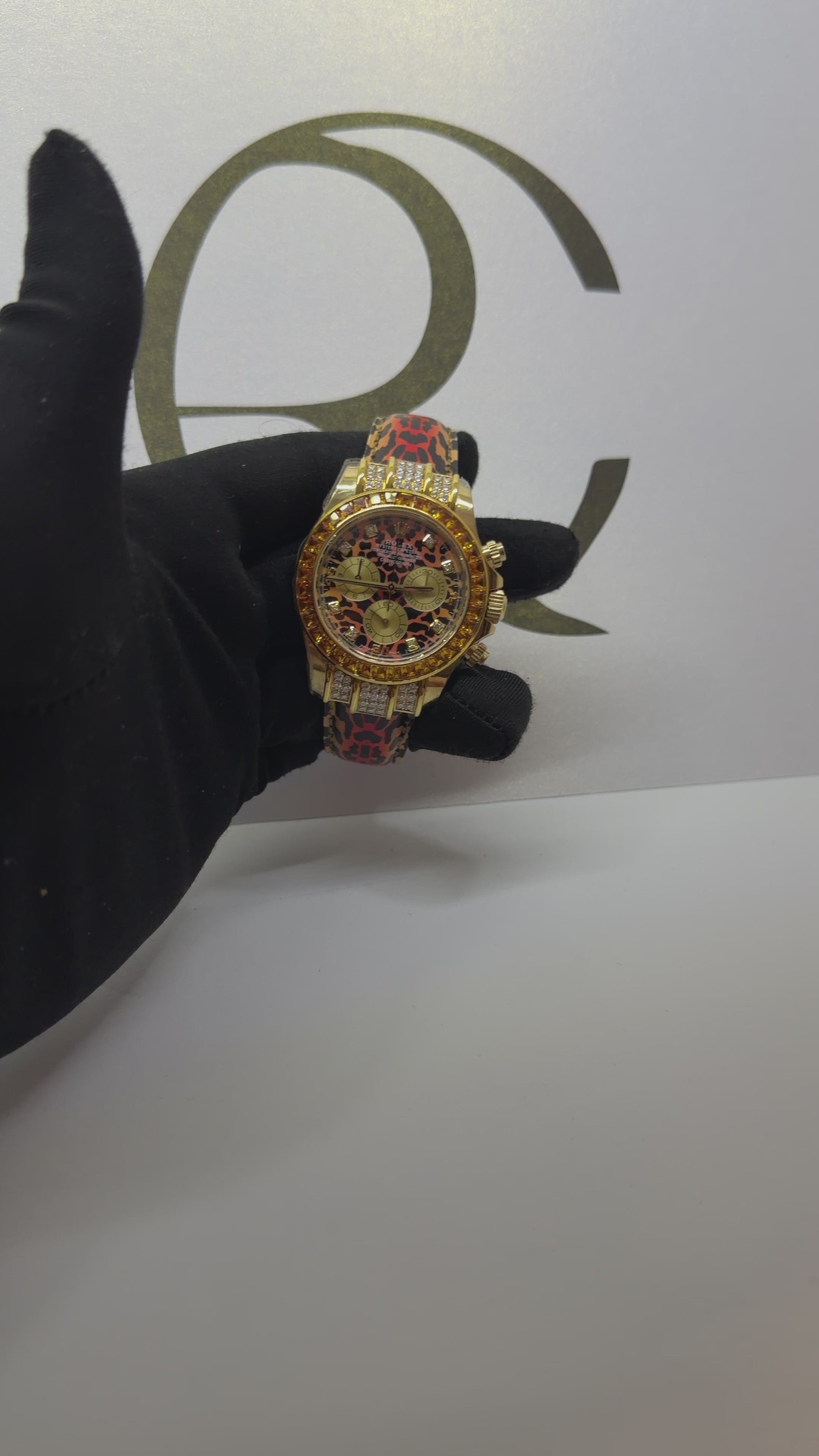 Rolex Daytona Leopard Custom