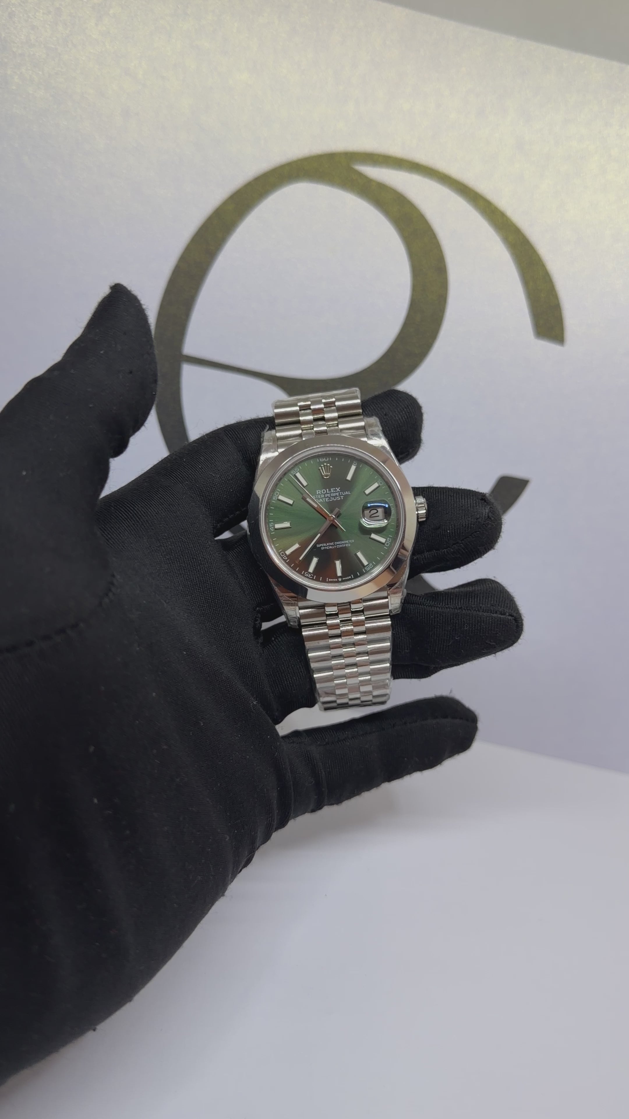Rolex DateJust 41 126334-0028 Green Dial 41mm
